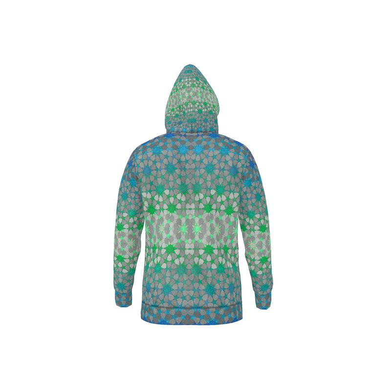Aqua Greyscale Hoodie