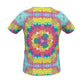 Rainbow Squares Kids T Shirt