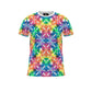 Lucid Rainbow - Portal Front Kaleidoscope Back T Shirt
