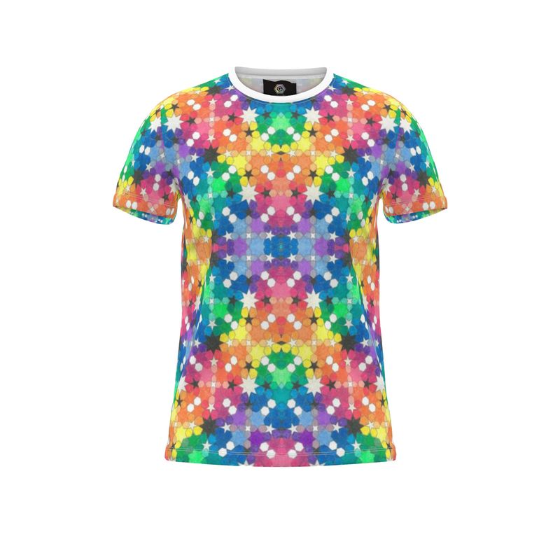 Stellar Splash Tee: - Portal Front/Kaleidoscope Back