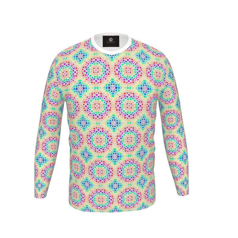 White Rainbow - Kaleidoscope Long Sleeve T Shirt