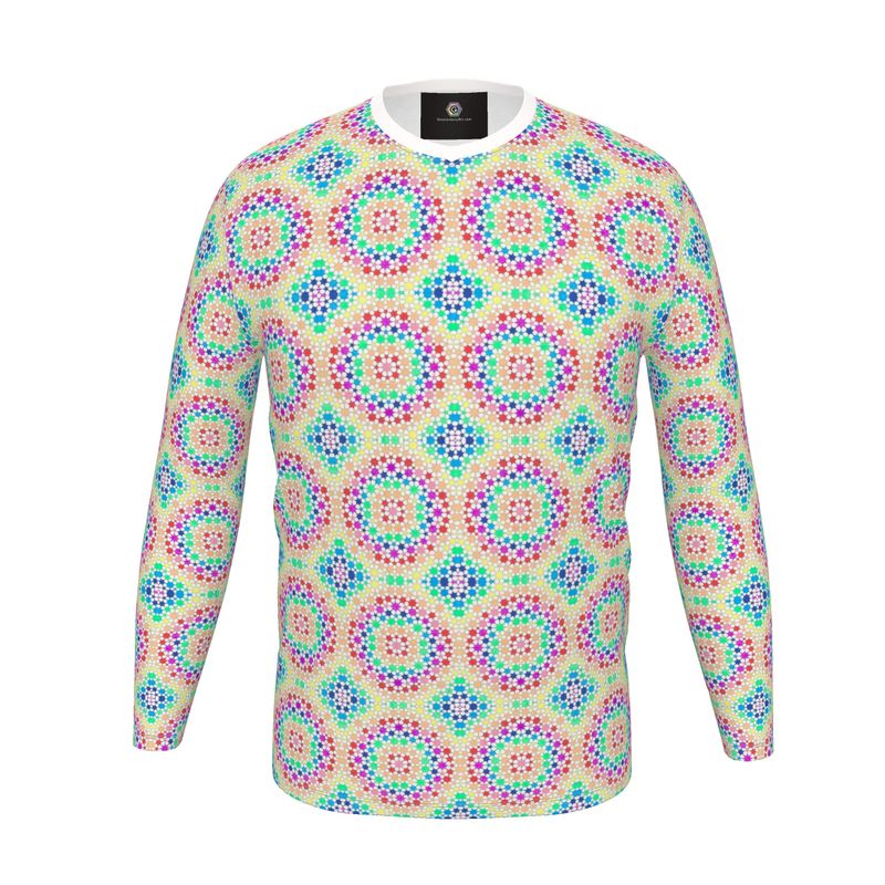 White Rainbow - Kaleidoscope Long Sleeve T Shirt