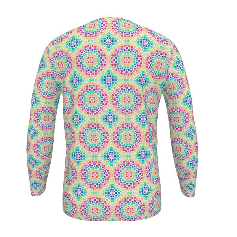 White Rainbow - Kaleidoscope Long Sleeve T Shirt