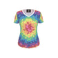 Rainbow Mosaic Womens T Shirt