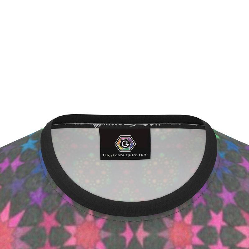 Black Rainbow - Portal Front Kaleidoscope Back T Shirt
