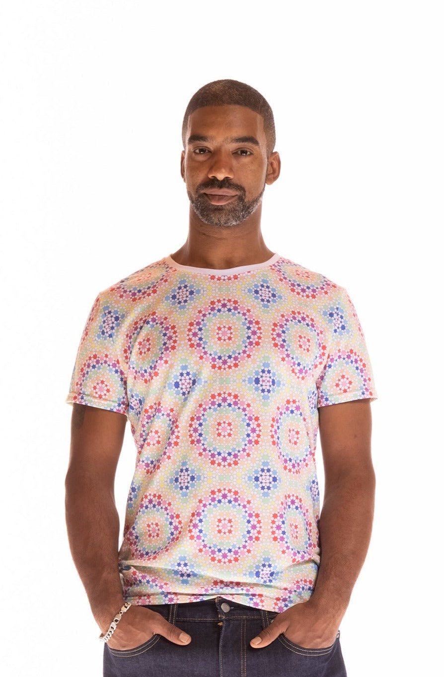 White Rainbow - Kaleidoscope T Shirt